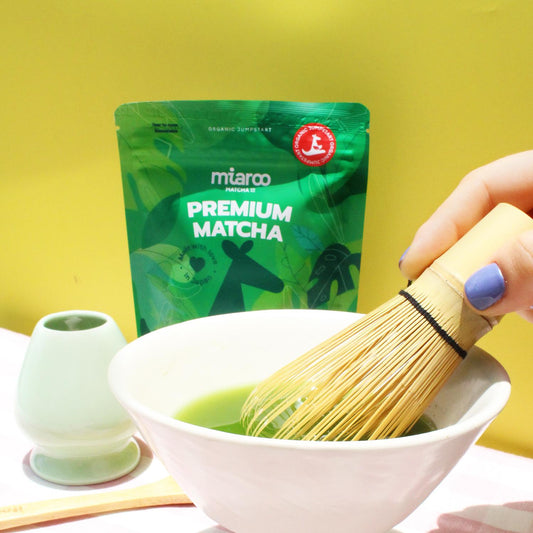 How to prepare matcha tea modern eay way with a milk frother! #matchaw, matcha tea benefits