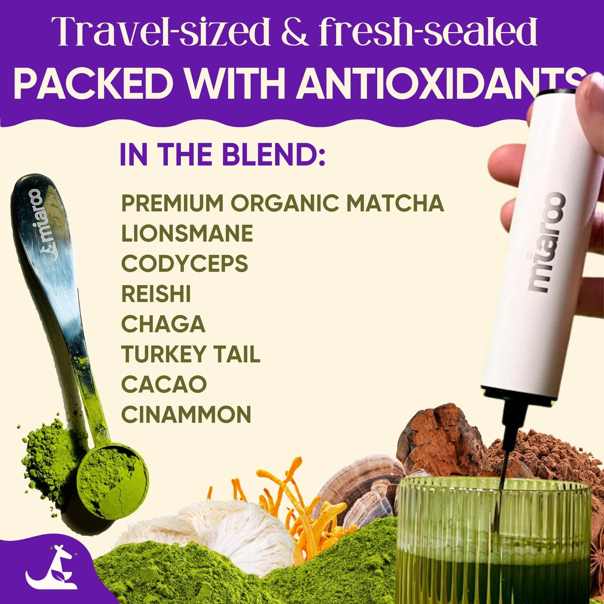 Super Mushrooms + Matcha – Miaroo